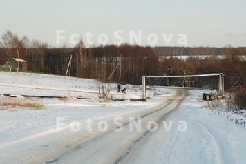 Село,_дорога,_зим