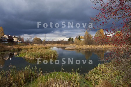 село,_осень_пейз